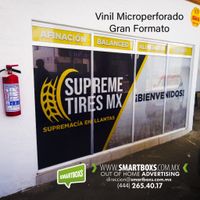 Supreme Tires Vinil Microperforado